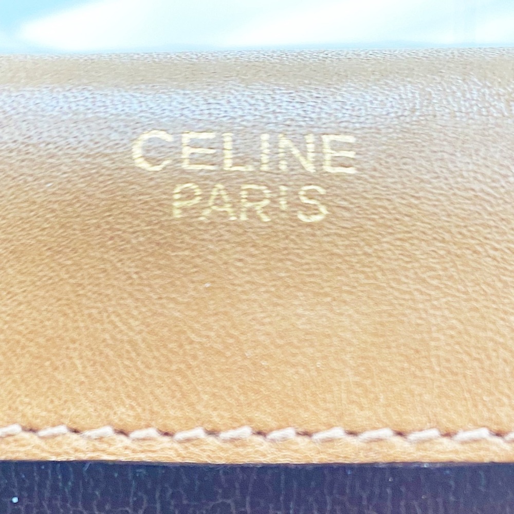 Céline Macadam Leather and Canvas Crossbody Bag - Picture 6 of 16